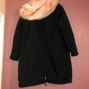 Winter jacket. PINK FUR INSIDE